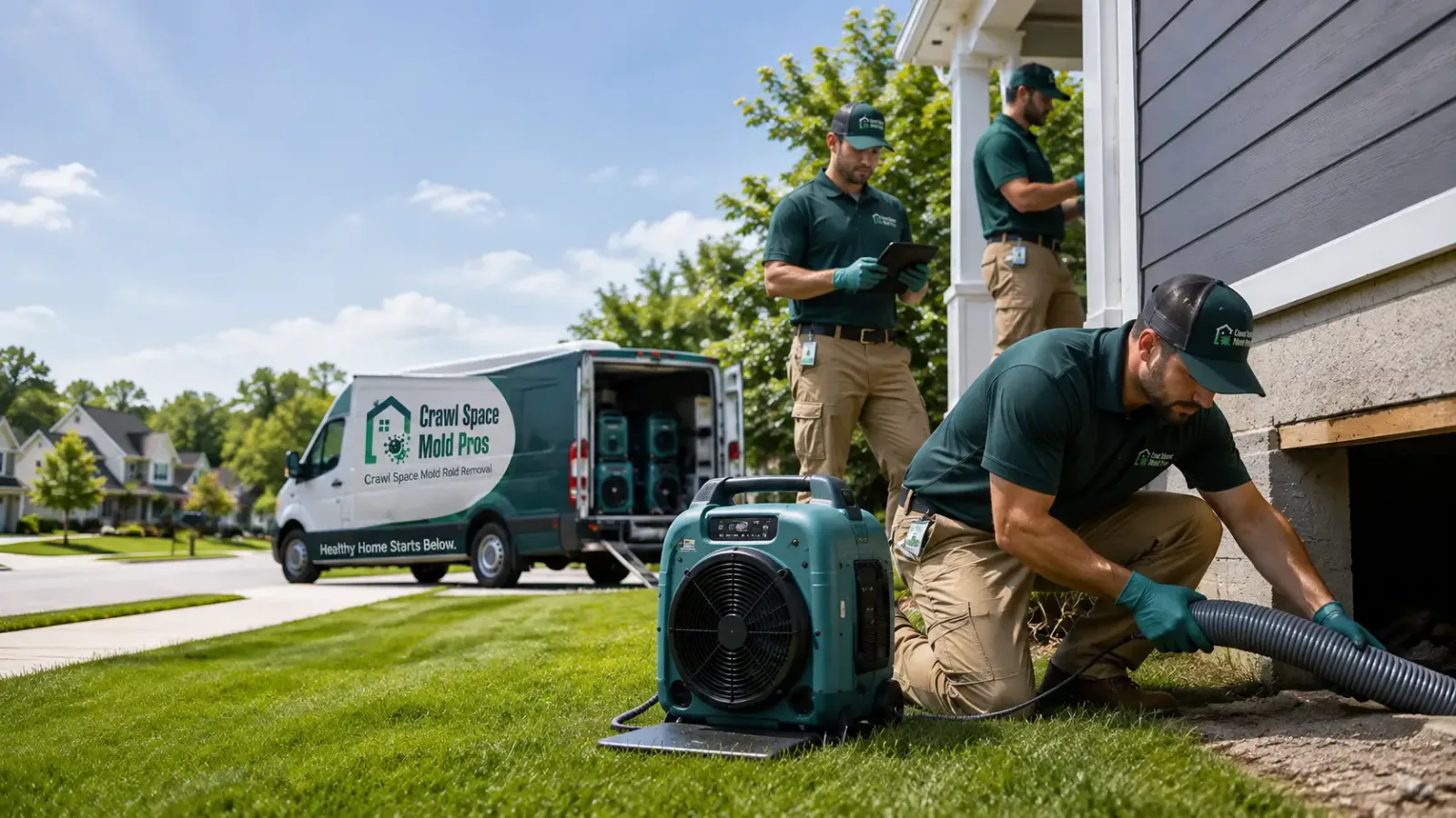 Crawl Space Mold Removal in Highland, NY
